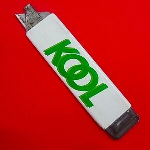 Vtg KOOL Menthol Cigarette Advertising Utility Box Cutter